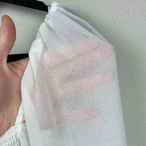 WILFRED Women's Large Tempest Mini Dress Light Birch NWT Bridal Bride Wedding - Picture 12 of 16